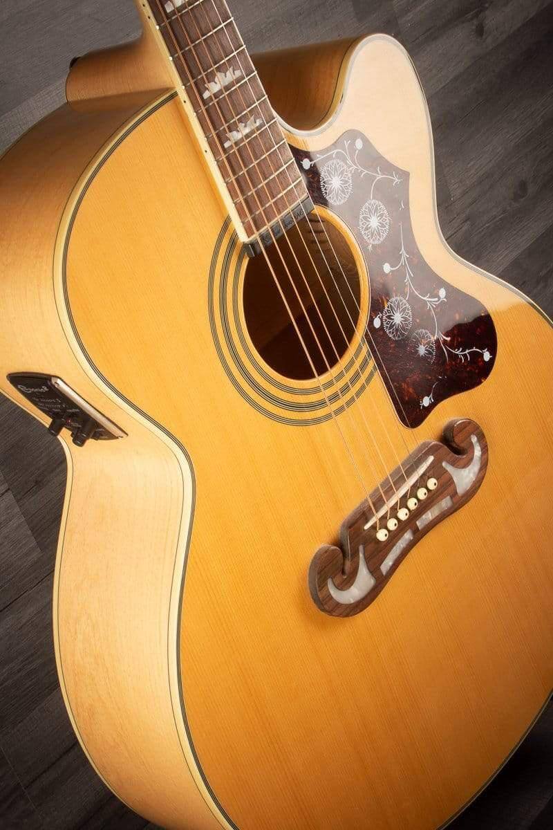 USED - Epiphone EJ-200CE Natural with Gig Bag