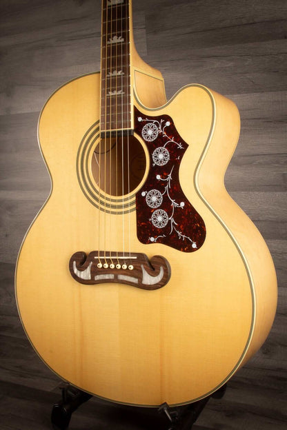 USED - Epiphone EJ-200CE Natural with Hard case