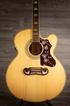 Epiphone Acoustic Guitar USED - Epiphone EJ-200CE Natural with Hard case