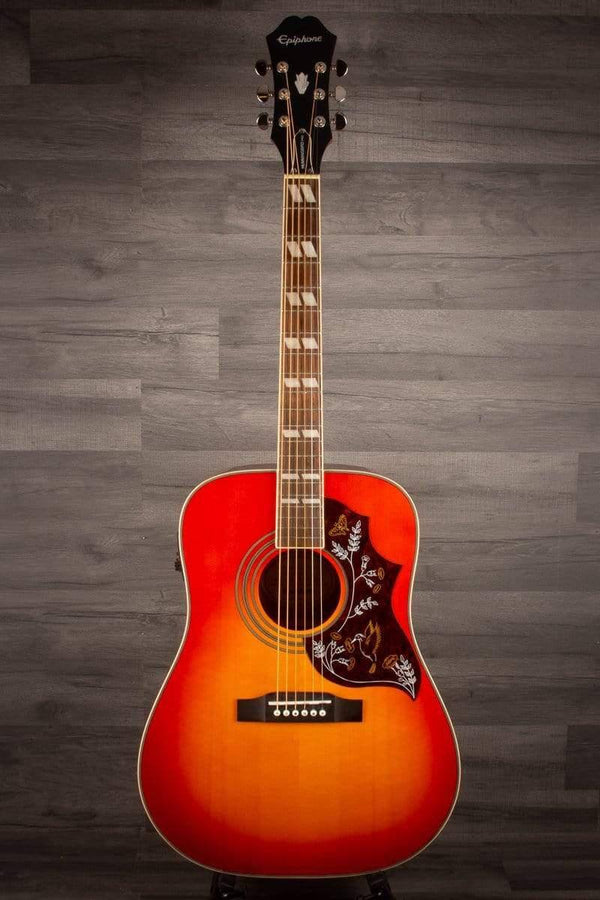 Epiphone Acoustic Guitar USED - Epiphone Hummingbird Pro Acoustic Guitar - Faded Cherry