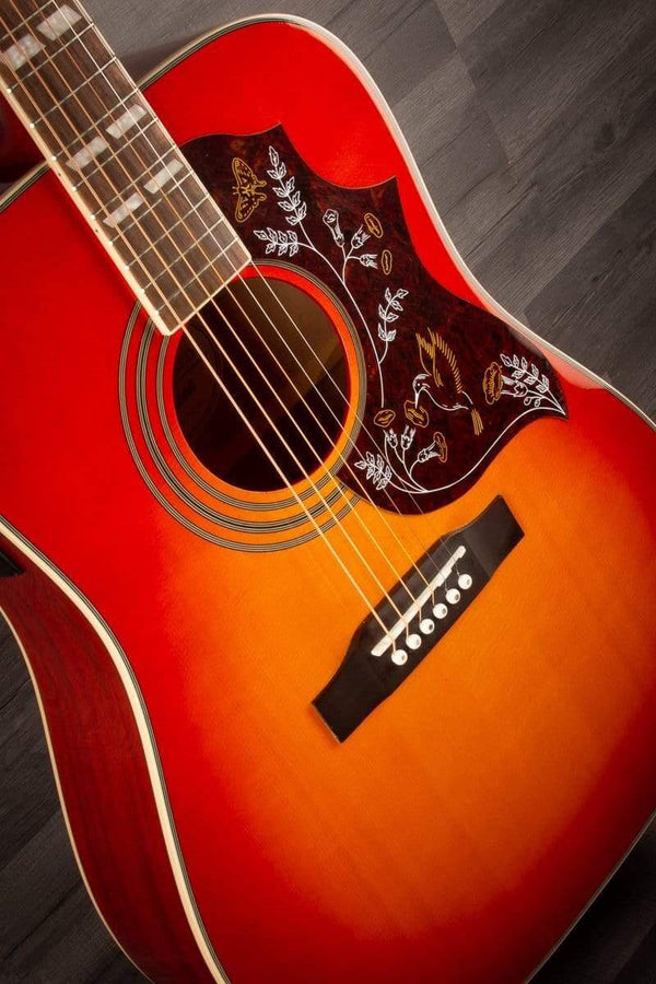 Epiphone Acoustic Guitar USED - Epiphone Hummingbird Pro Acoustic Guitar - Faded Cherry