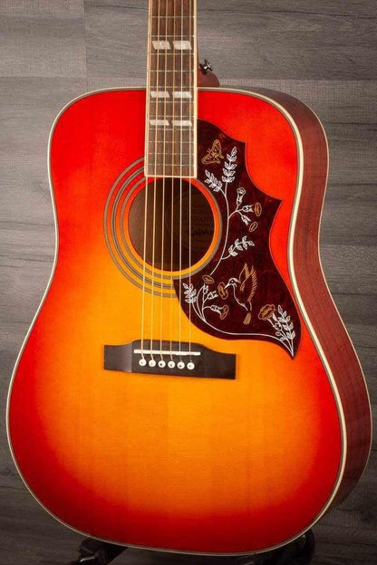USED - Epiphone Hummingbird Pro Acoustic Guitar - Faded Cherry