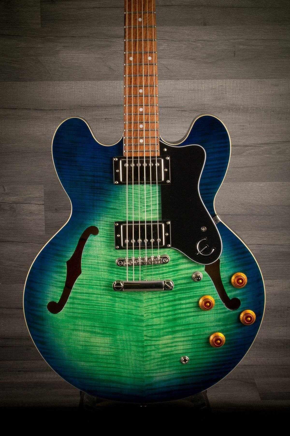 USED - Epiphone Dot Deluxe Aquamarine