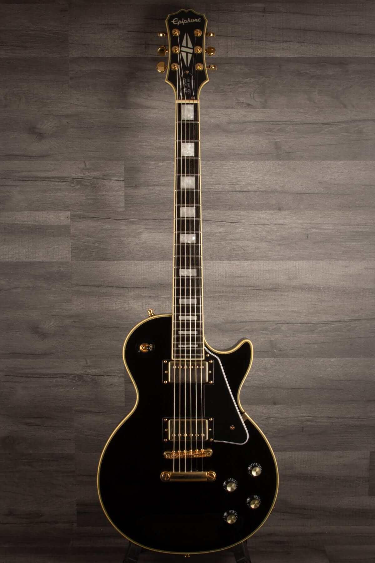 Epiphone Electric Guitar USED - Epiphone Les Paul Custom Pro - Ebony