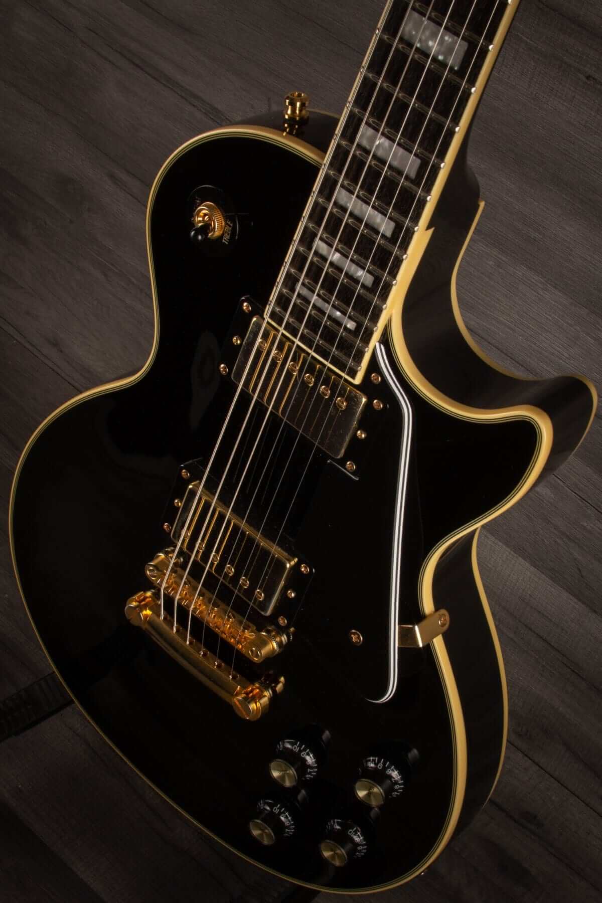 Epiphone Electric Guitar USED - Epiphone Les Paul Custom Pro - Ebony