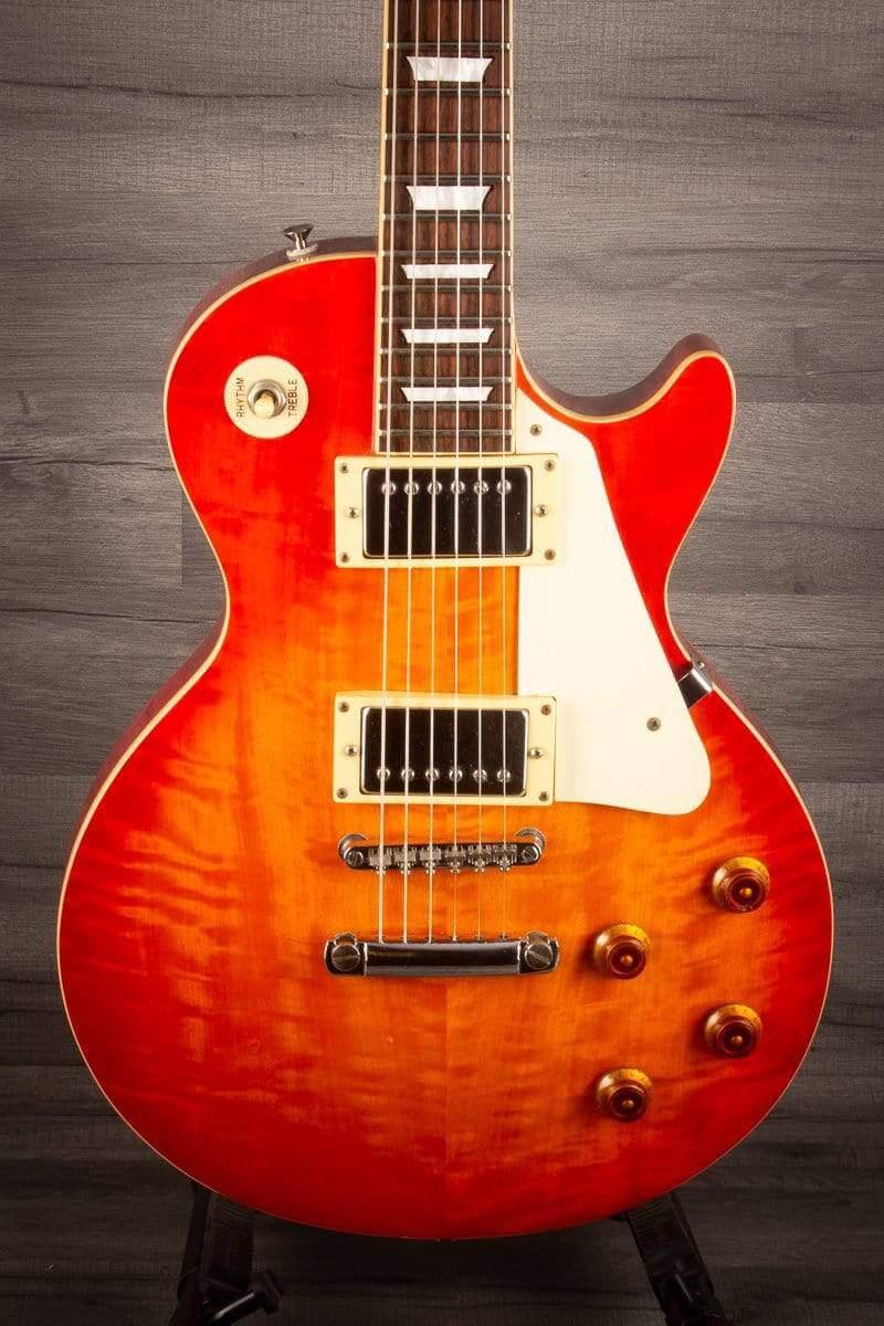 Epiphone Electric Guitar USED - Epiphone Les Paul Standard Cherry Sunburst - Plus Top