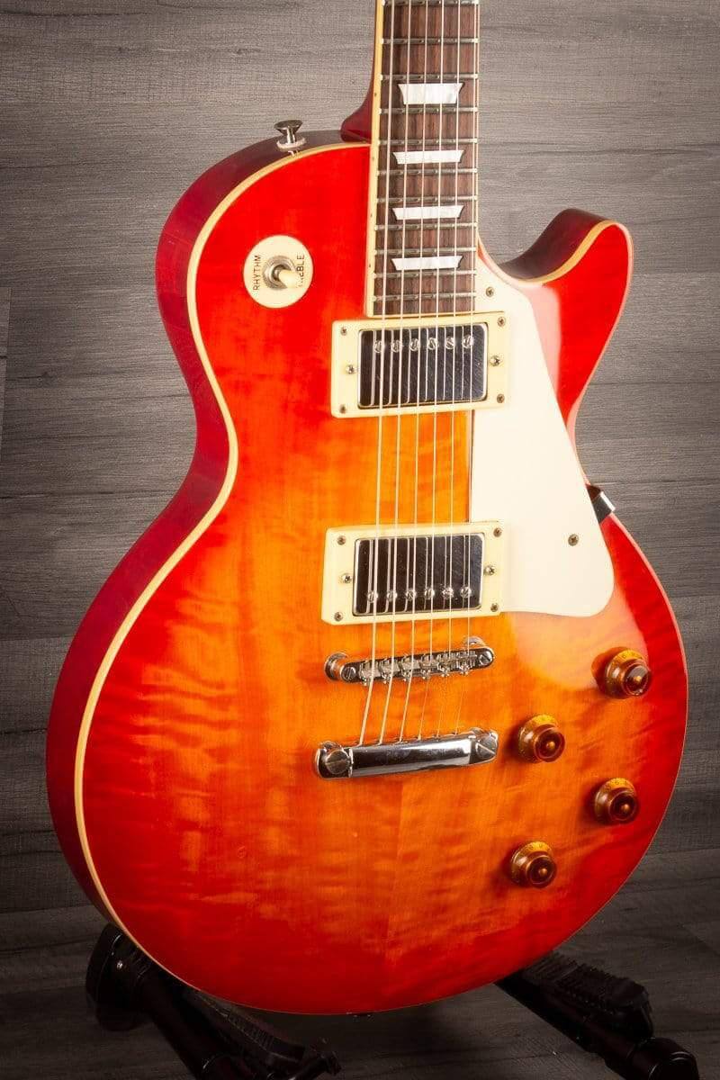 Epiphone Electric Guitar USED - Epiphone Les Paul Standard Cherry Sunburst - Plus Top