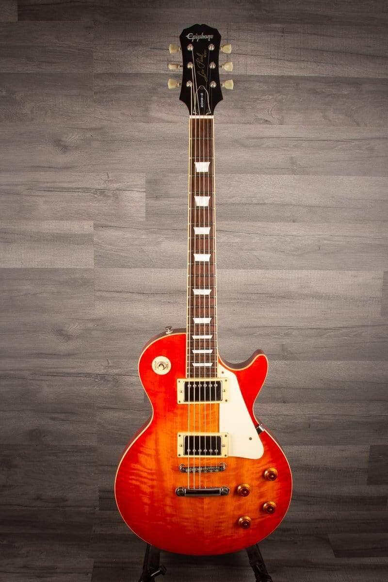 Epiphone Electric Guitar USED - Epiphone Les Paul Standard Cherry Sunburst - Plus Top