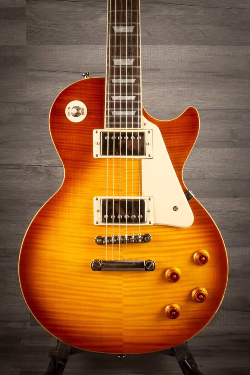 Epiphone Electric Guitar USED - Epiphone Les Paul Standard Plus Top Pro - Honey Burst