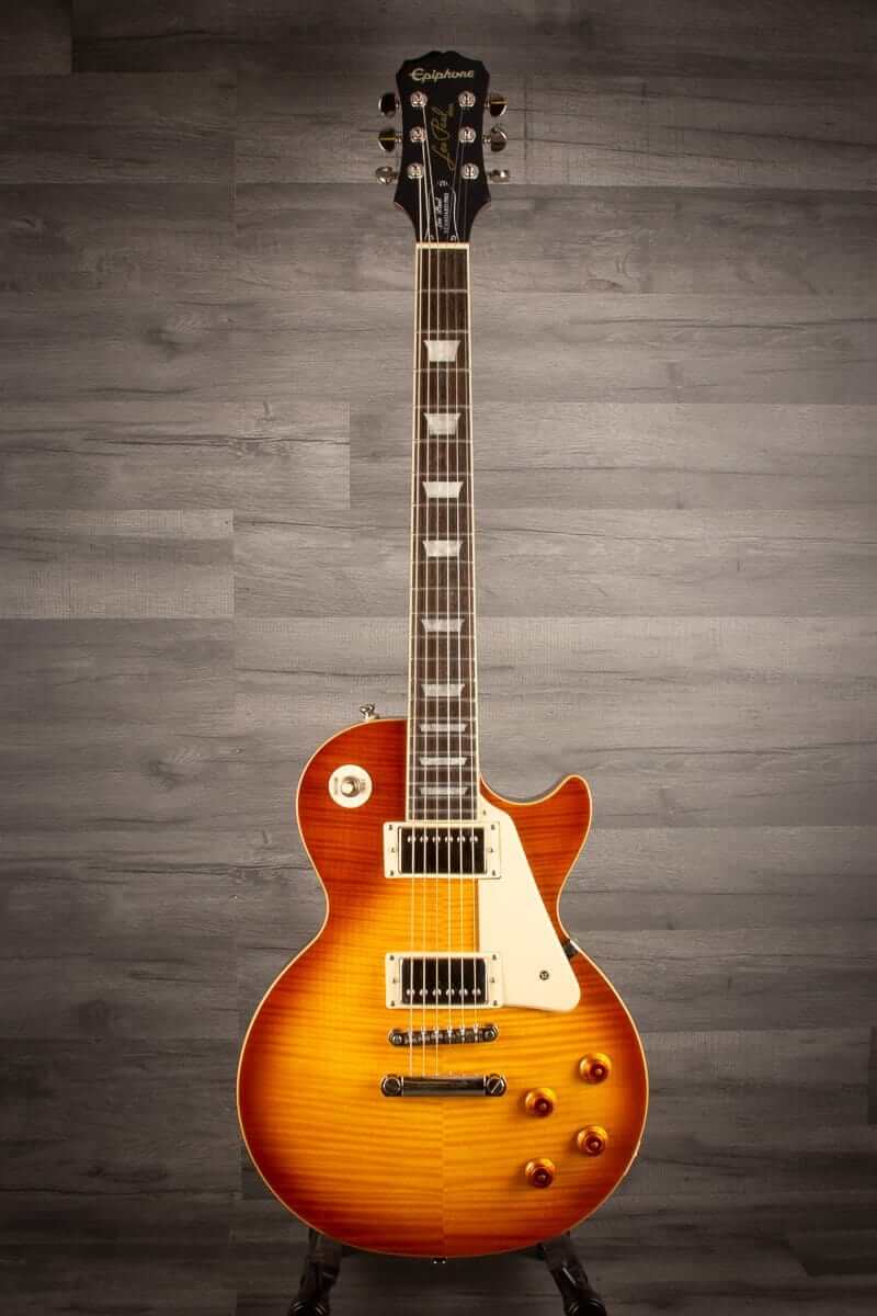 Epiphone Electric Guitar USED - Epiphone Les Paul Standard Plus Top Pro - Honey Burst