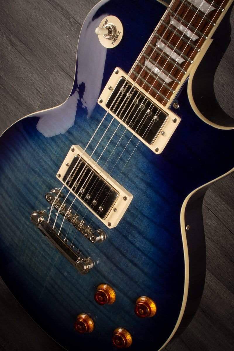USED - Epiphone Les Paul Standard Plus Top Trans Blueburst