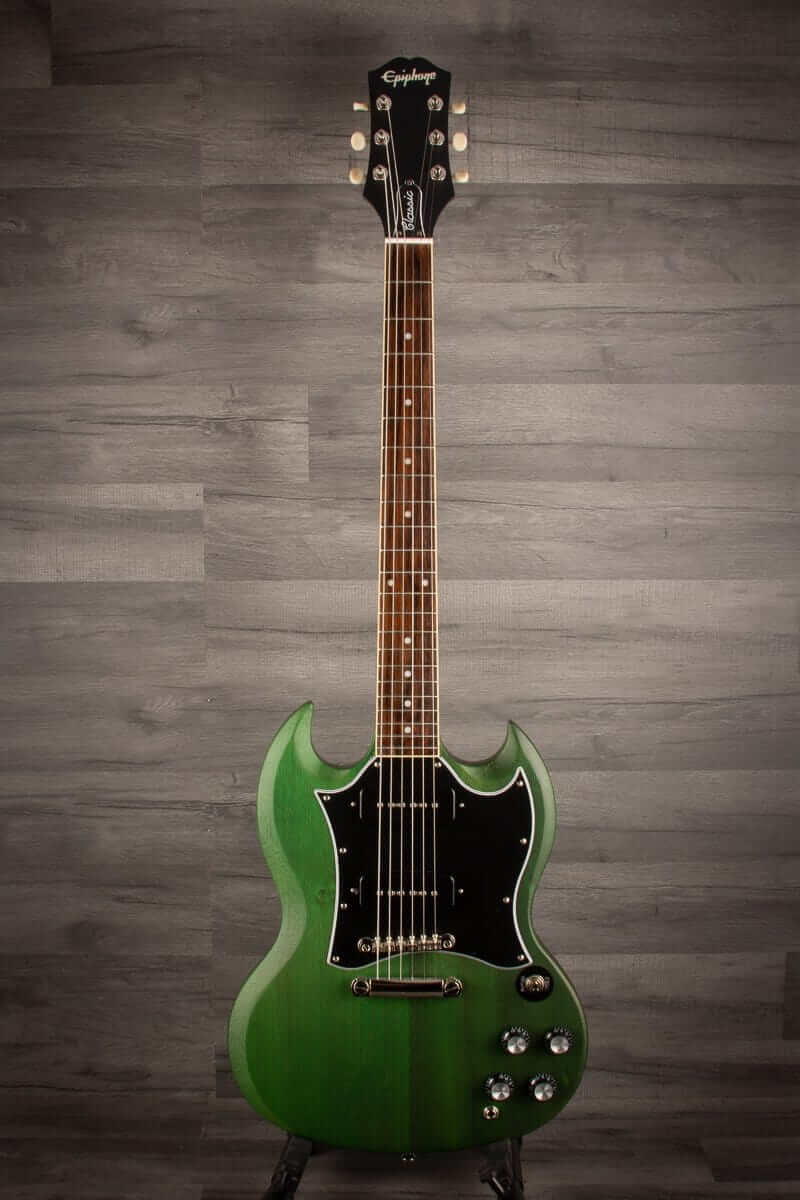 Epiphone Electric Guitar USED - Epiphone SG Classic Worn P-90s - Inverness Green