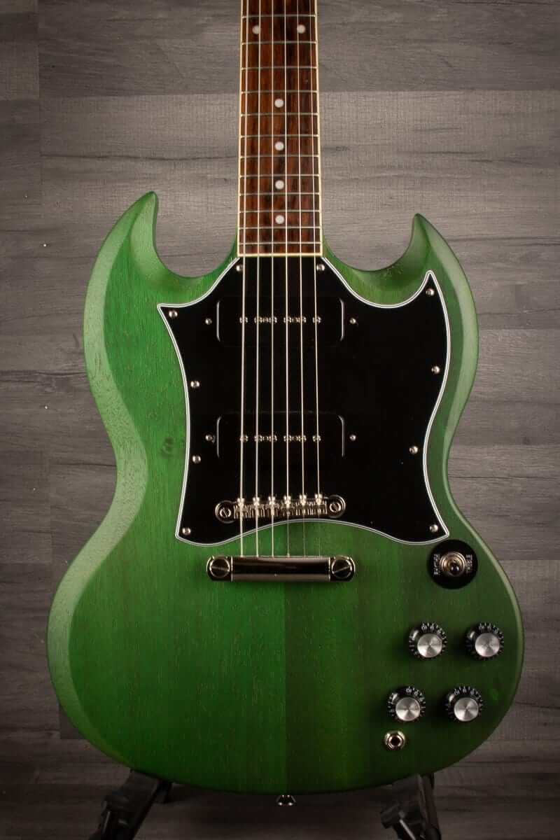 USED - Epiphone SG Classic Worn P-90s - Inverness Green