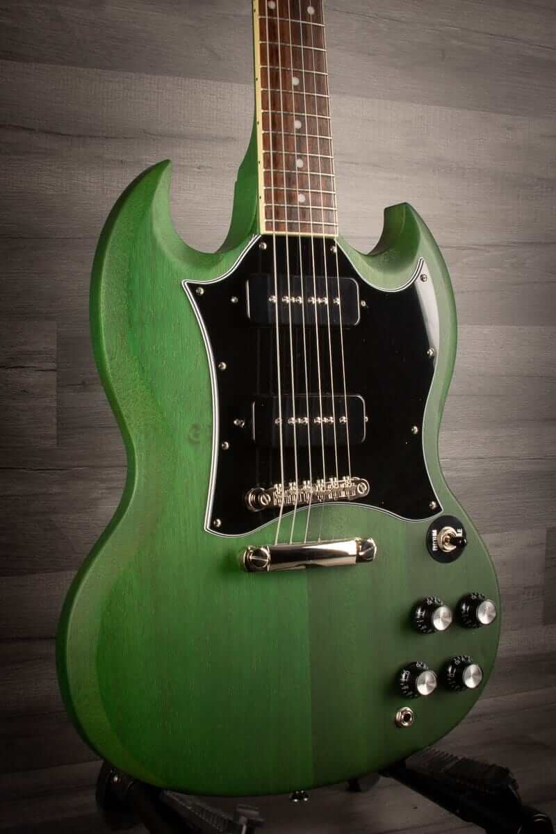 USED - Epiphone SG Classic Worn P-90s - Inverness Green