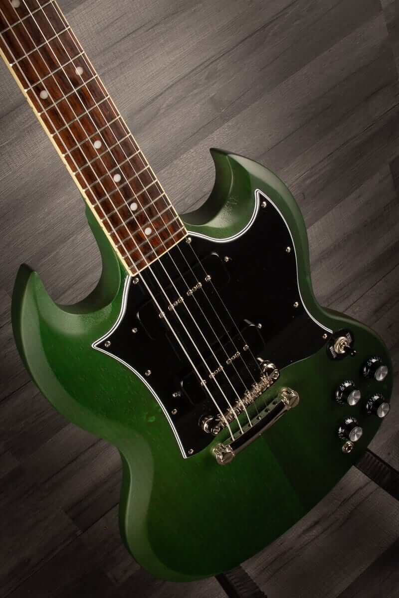 USED - Epiphone SG Classic Worn P-90s - Inverness Green