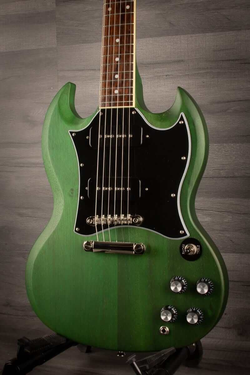USED - Epiphone SG Classic Worn P-90s - Inverness Green