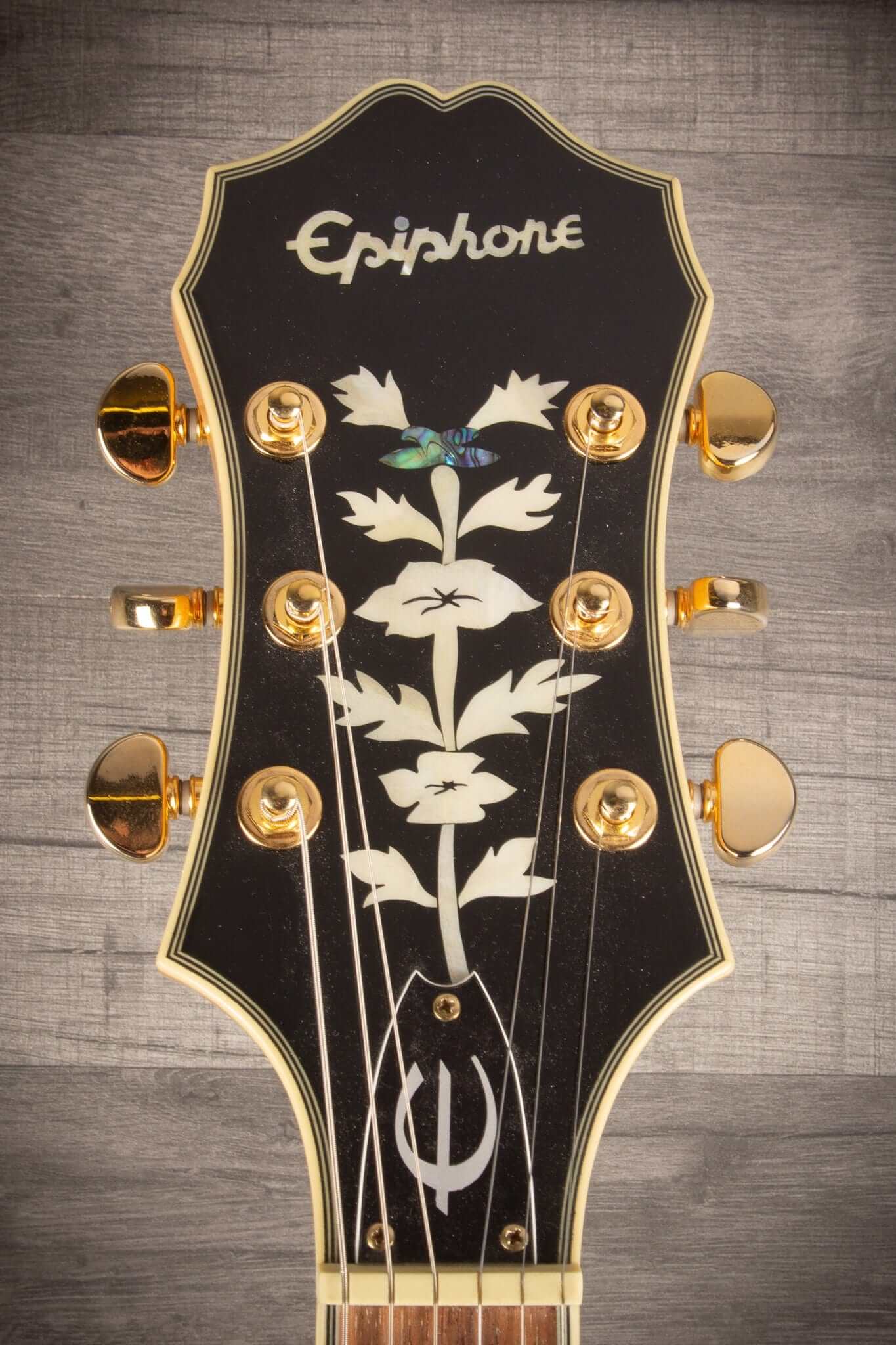USED - Epiphone Sheraton ii - Natural, Gold Hardware - 2011