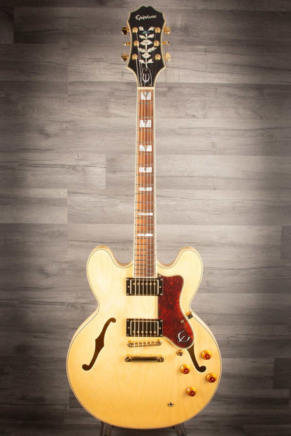 USED - Epiphone Sheraton ii - Natural, Gold Hardware - 2011