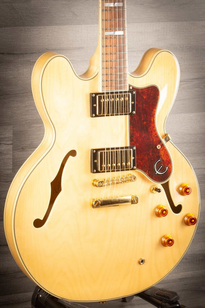 USED - Epiphone Sheraton ii - Natural, Gold Hardware - 2011