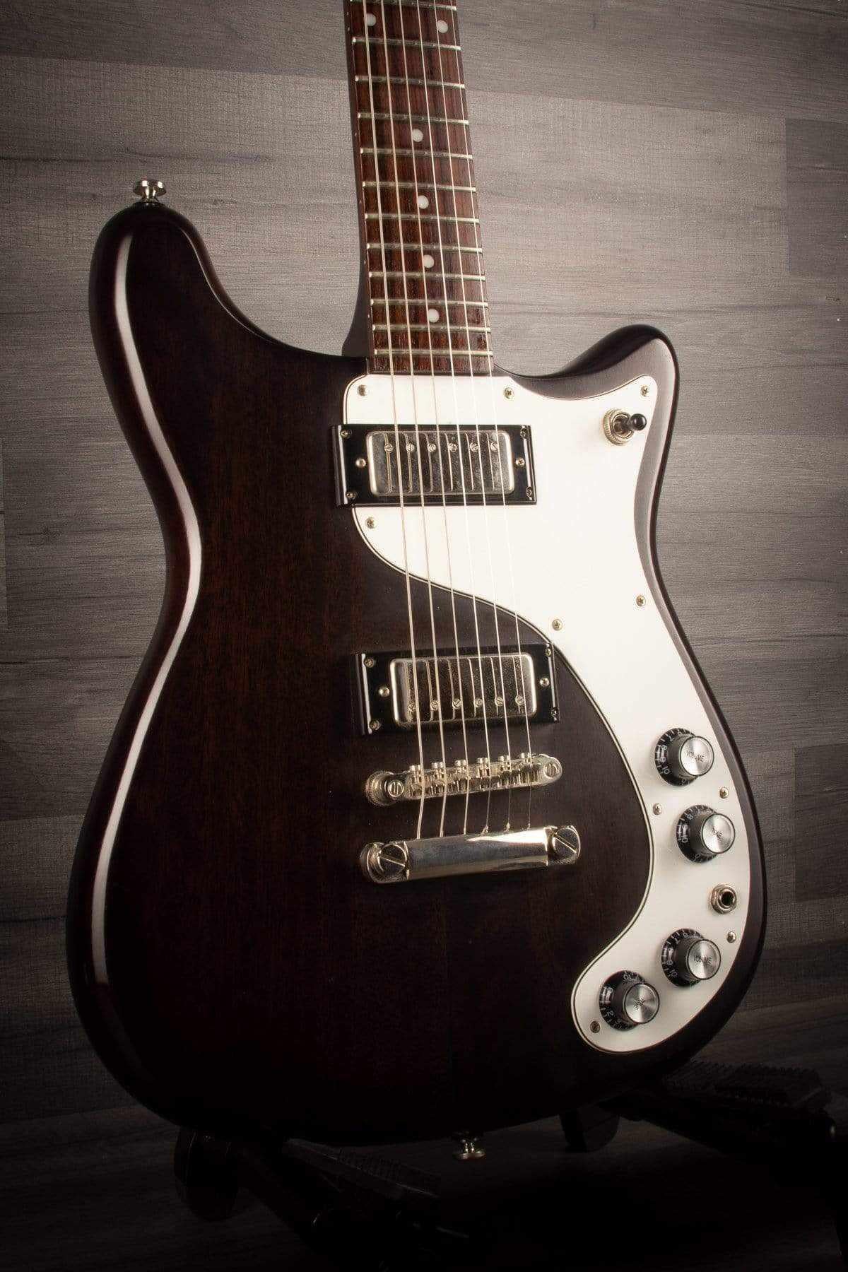 USED - Epiphone Wilshire 66 reissue, mini humbuckers. aged black