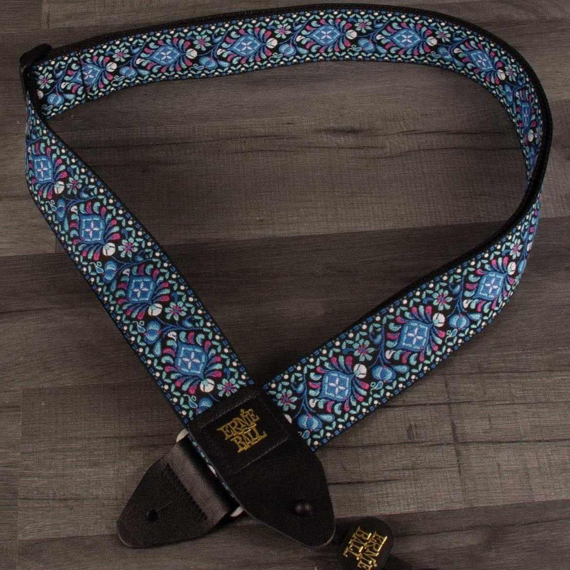 Ernie Ball Accessories Ernie Ball 4097 Indigo Orchid Jacquard Guitar Strap