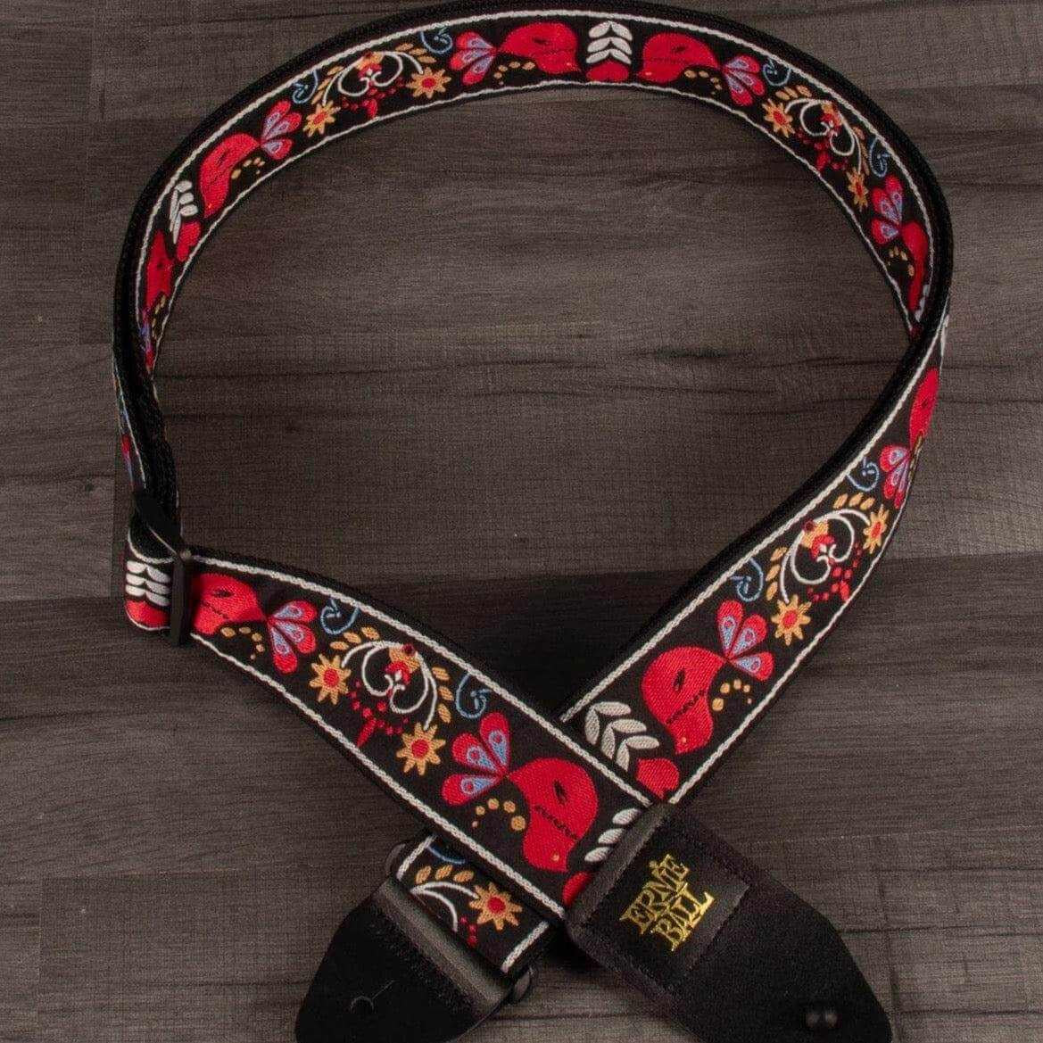 Ernie Ball Jacquard Guitar Strap - 4667 Redbird Rising