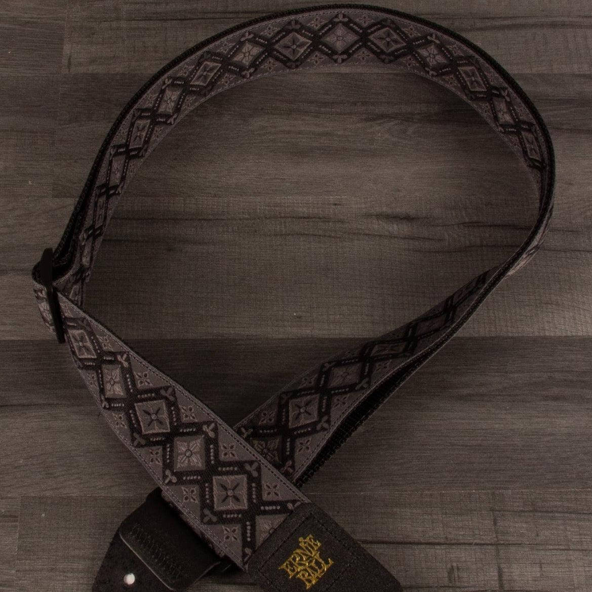 Ernie Ball Guitar Strap Jacquard Regal Black