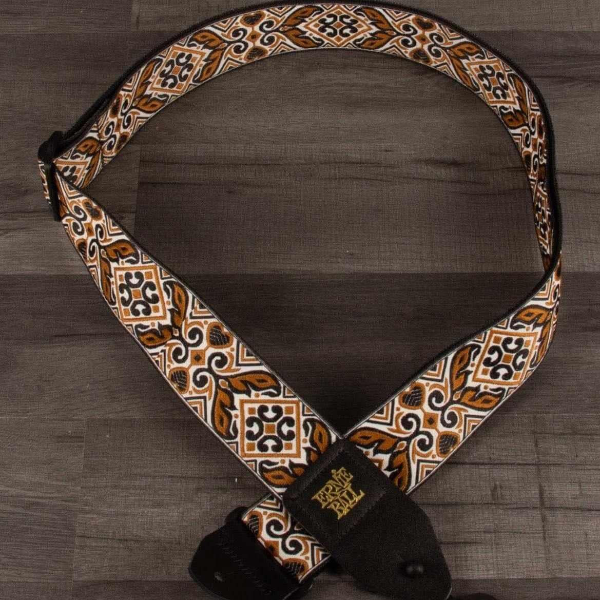 Ernie Ball Jacquard Guitar Strap Tribal Brown