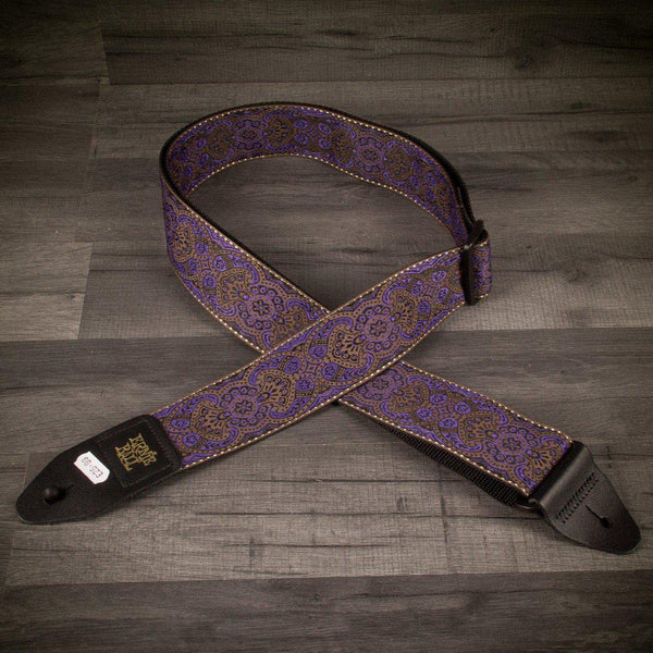 Ernie Ball Accessories Ernie Ball Jacquard Purple Paisley Guitar Strap