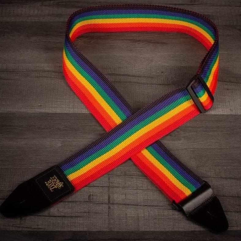 Ernie Ball Nylon Guitar Strap rainbow