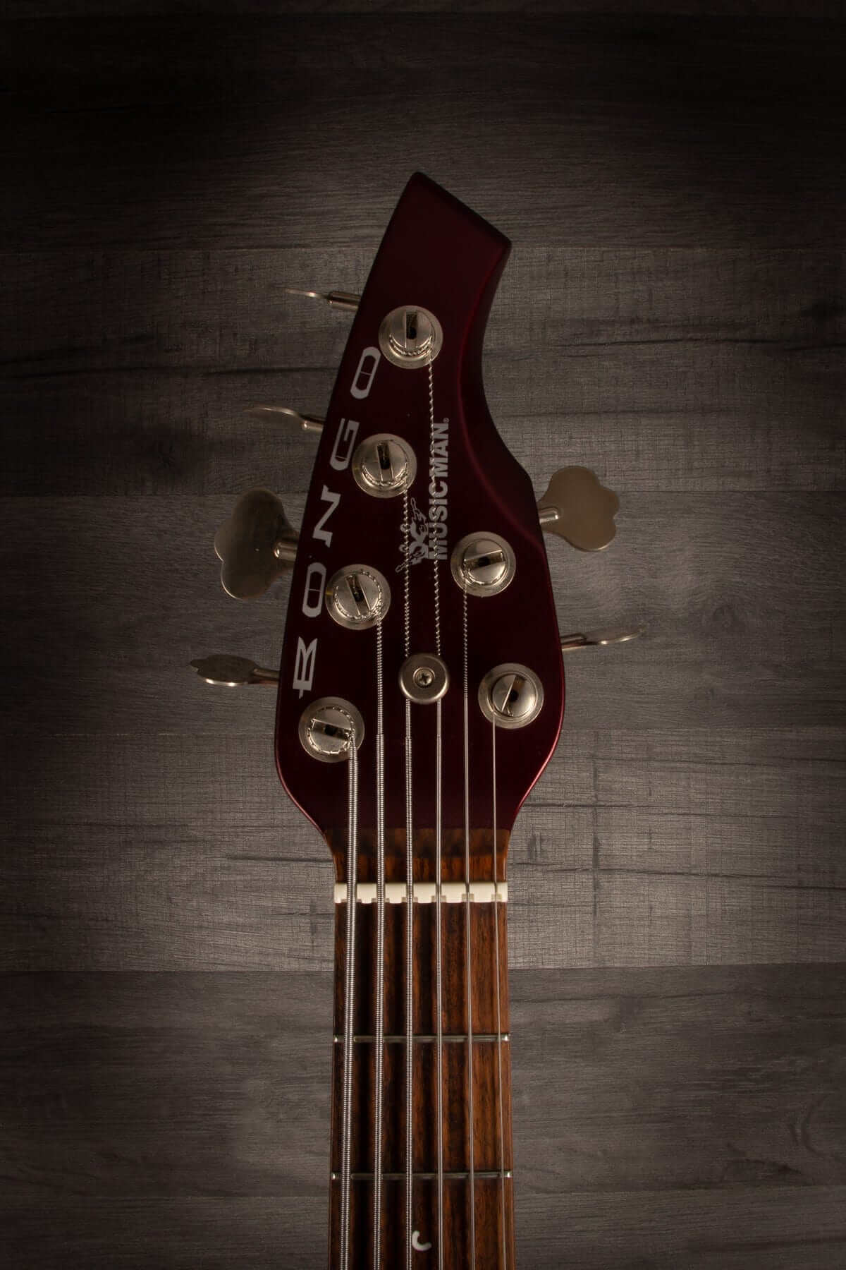 USED Musicman Bongo HH 6 String in Candy Apple Red