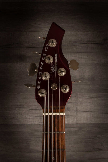 USED Musicman Bongo HH 6 String in Candy Apple Red