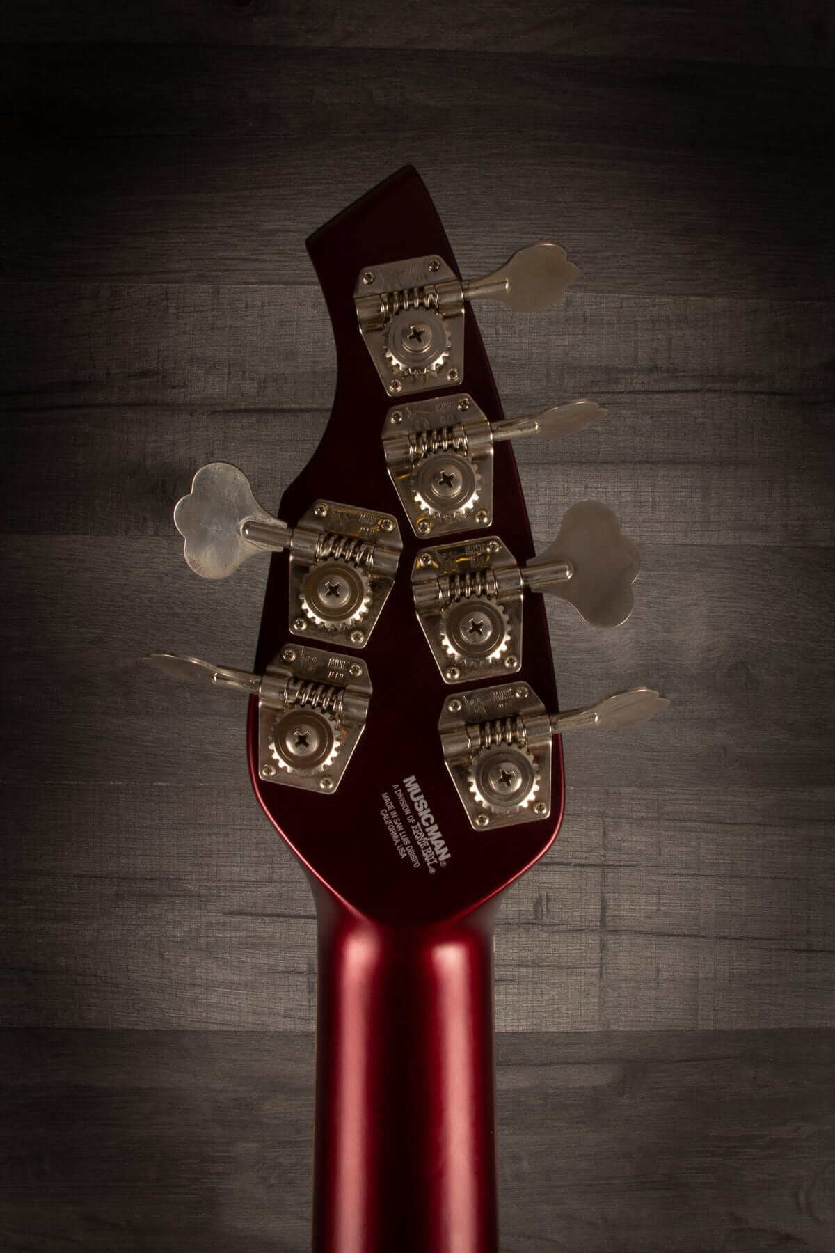 USED Musicman Bongo HH 6 String in Candy Apple Red