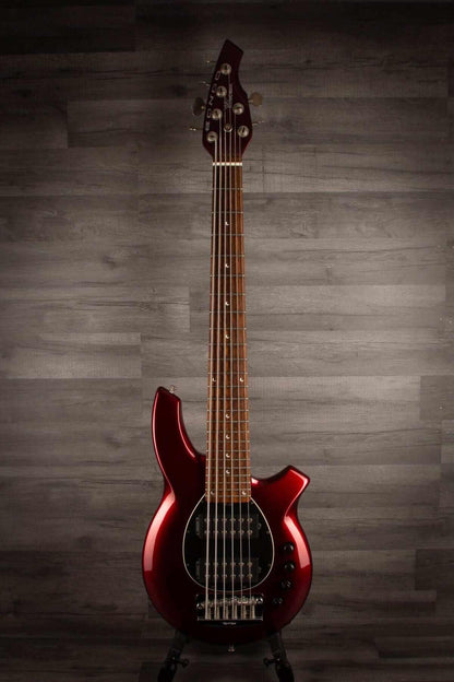 USED Musicman Bongo HH 6 String in Candy Apple Red