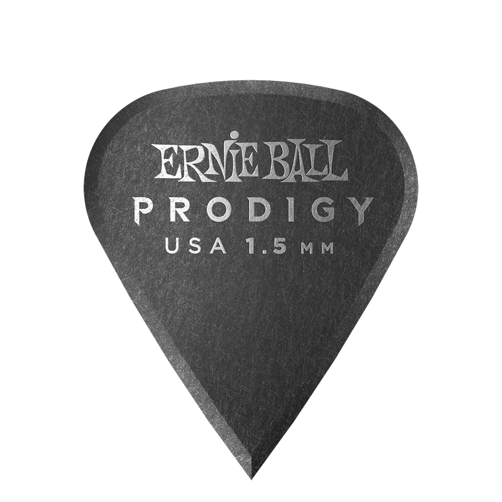 Ernie Ball Picks Ernie Ball 1.5mm Black Sharp Prodigy Picks 6-Pack