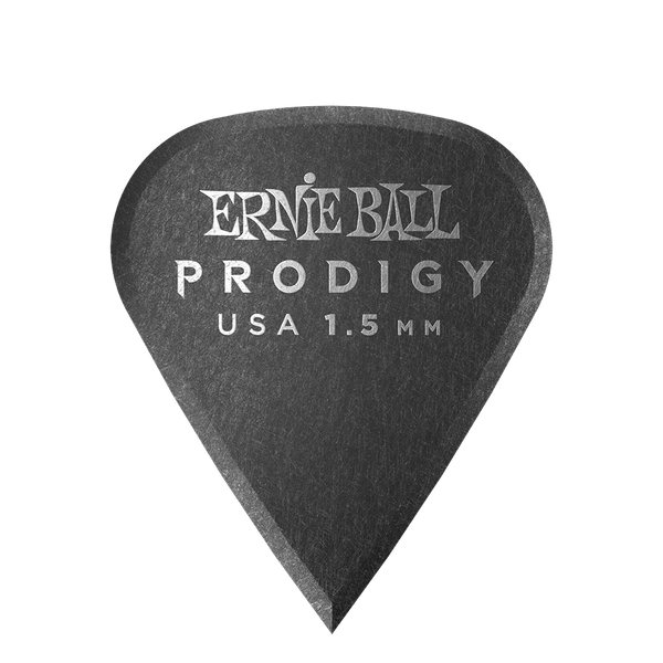 Ernie Ball Picks Ernie Ball 1.5mm Black Sharp Prodigy Picks 6-Pack