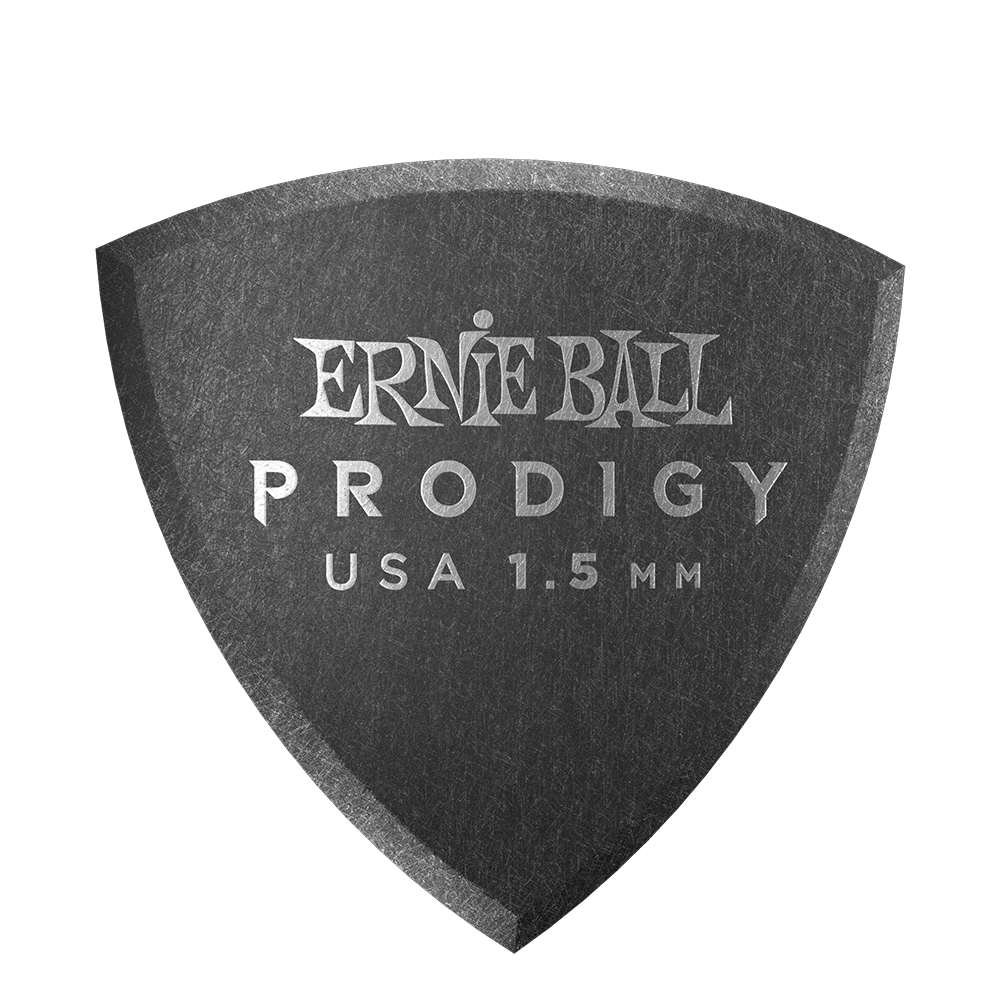 Ernie Ball Picks Ernie Ball 1.5mm Black Shield Prodigy Picks 6-Pack