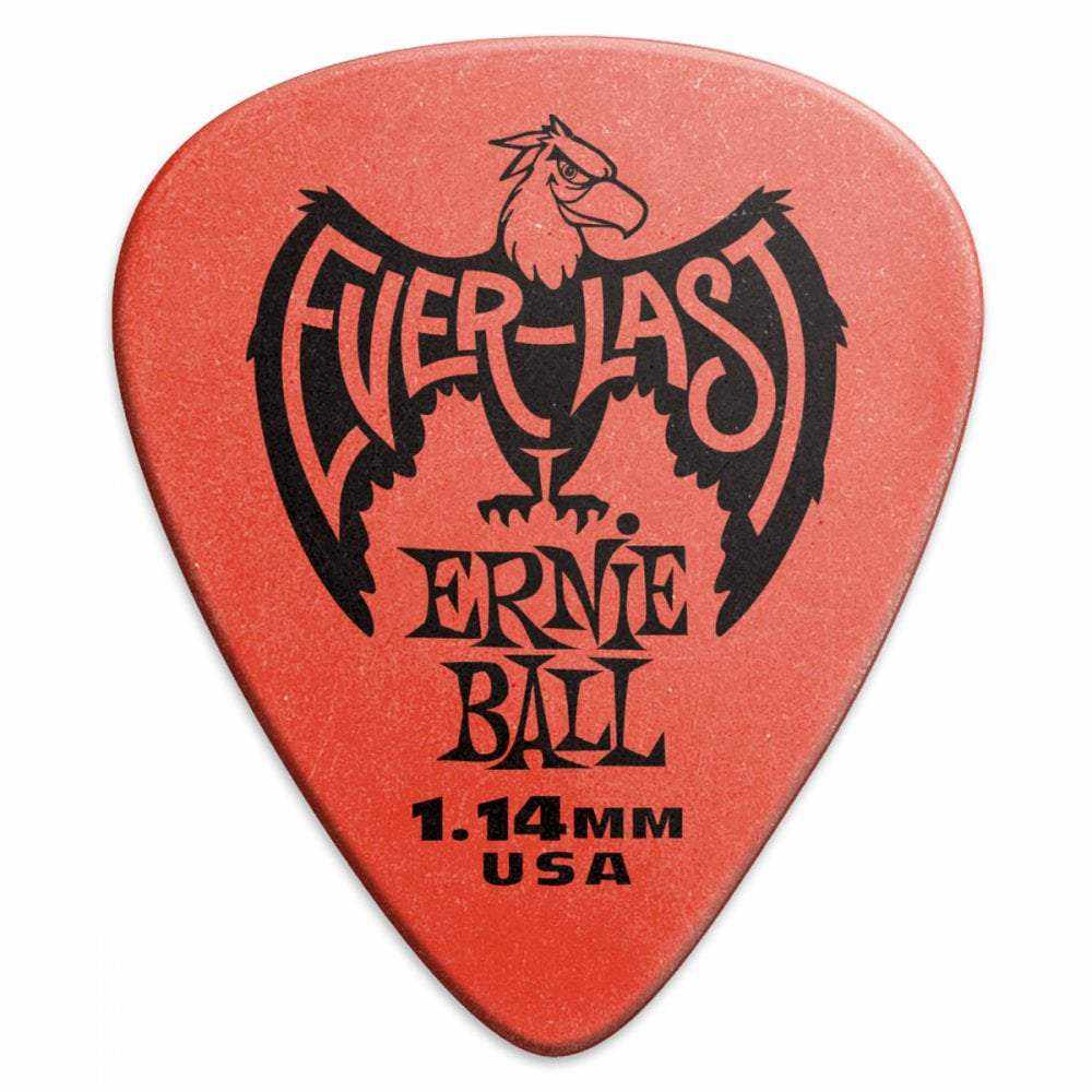Ernie Ball Everlast Picks 1.14mm Red 12-Pack