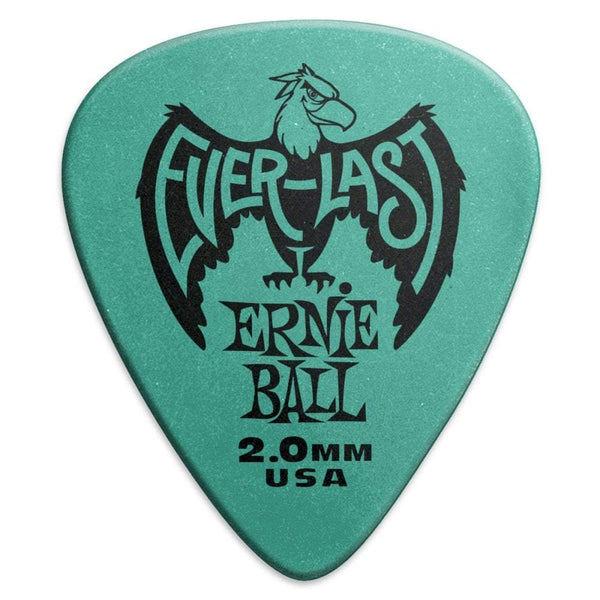 Ernie Ball Everlast Picks 2mm Teal 12-Pack
