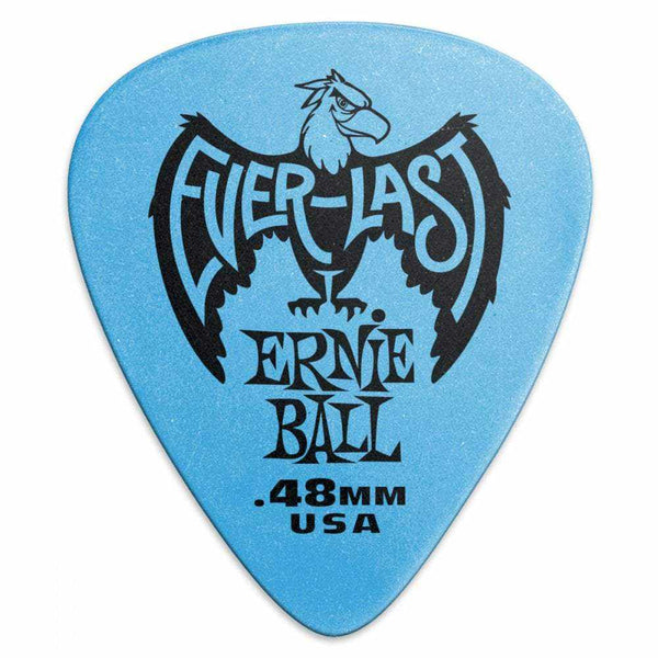 Ernie Ball Everlast Picks .48mm Blue 12-Pack