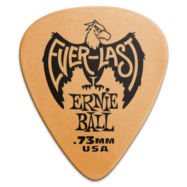 Ernie Ball Everlast Picks .73mm Orange 12-Pack