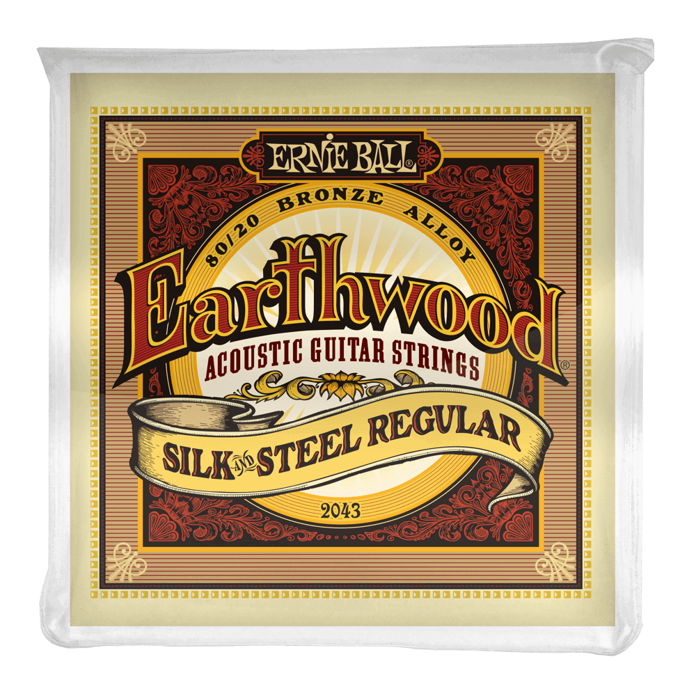 Ernie Ball 2043 Earthwood Silk and Steel 13-56 Guitar String