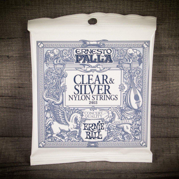 Ernie Ball Strings Ernie Ball 2403 Clear & Silver Nylon Classical