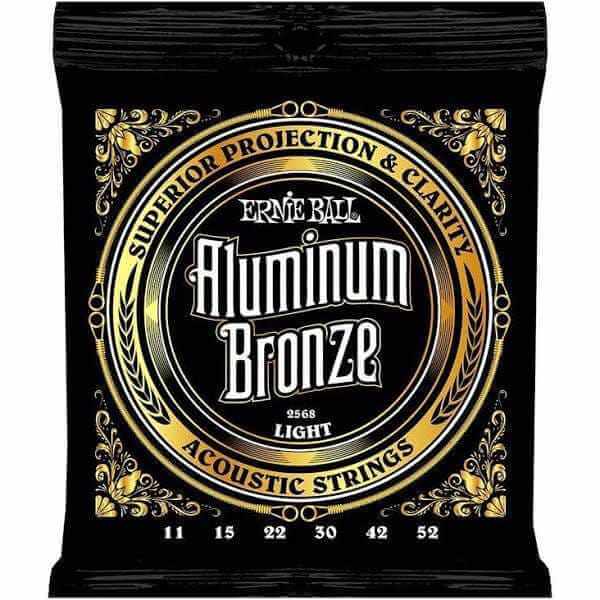 Ernie Ball 2568 Aluminium Bronze Acoustic, Light, 11-52 Guitar String