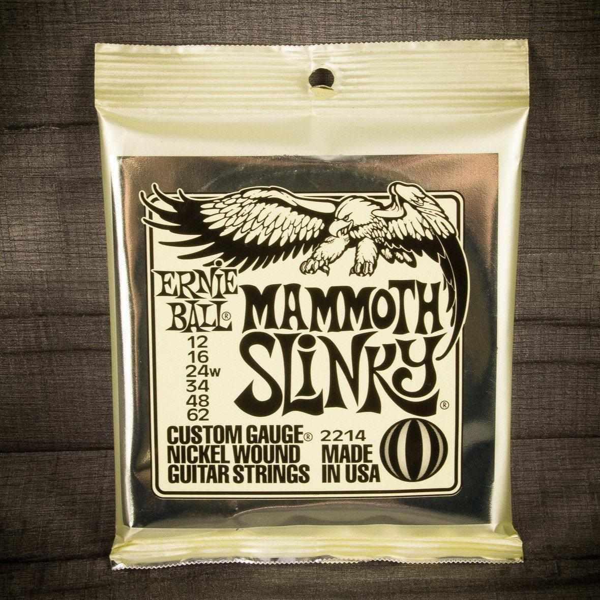 Ernie Ball Mammoth Slinky 2214 Guitar Strings 12-62