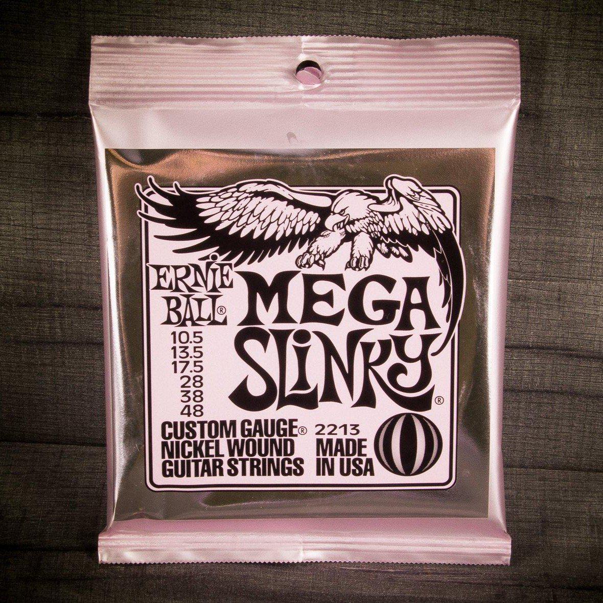 Ernie Ball Mega Slinky 2213 Guitar Strings 10.5-48