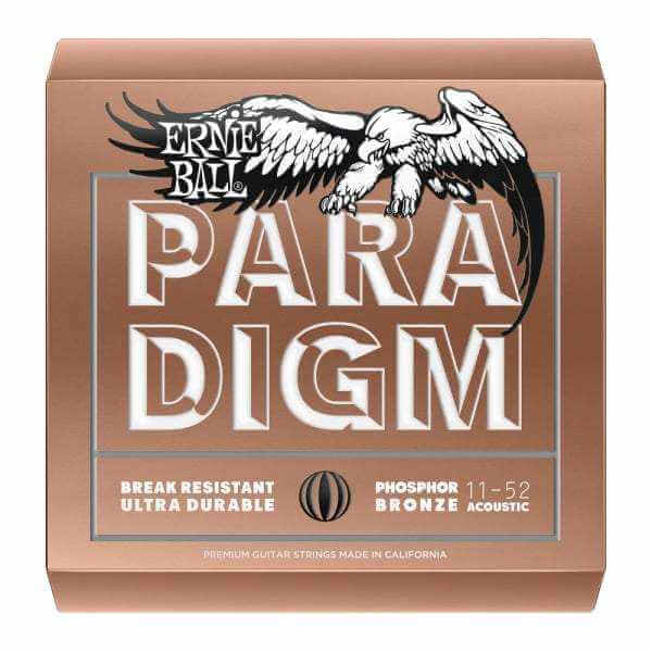 Ernie Ball Paradigm Light Phosphor Bronze 11-52 Acoustic Guitar Strings