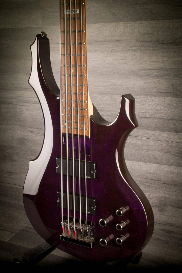 USED - ESP LTD F-155DX Dark See Thru Purple - MusicStreet
