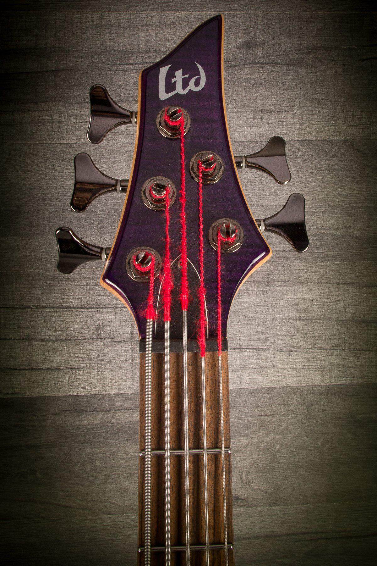 USED - ESP LTD F-155DX Dark See Thru Purple