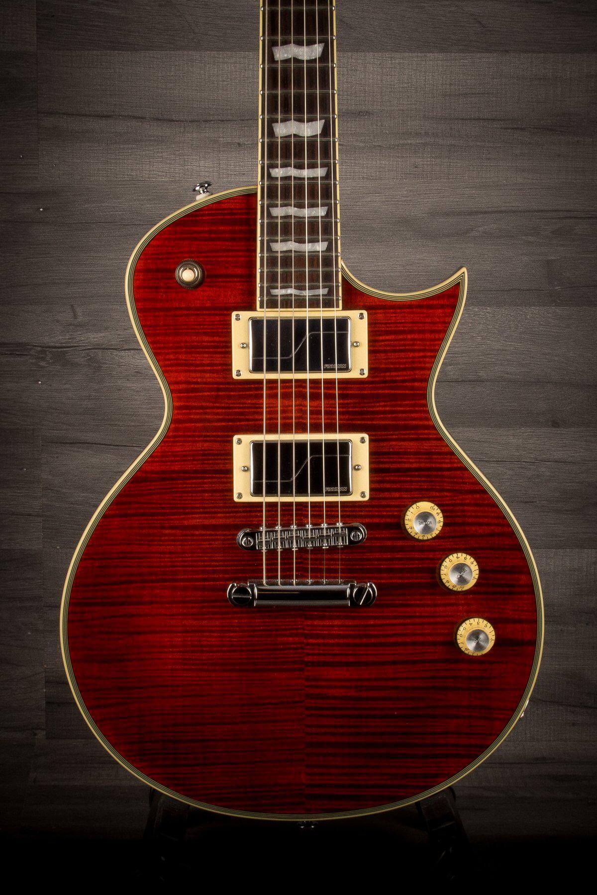 USED - ESP LTD EC-1000FM Fluence Deluxe Series, Tiger Eye